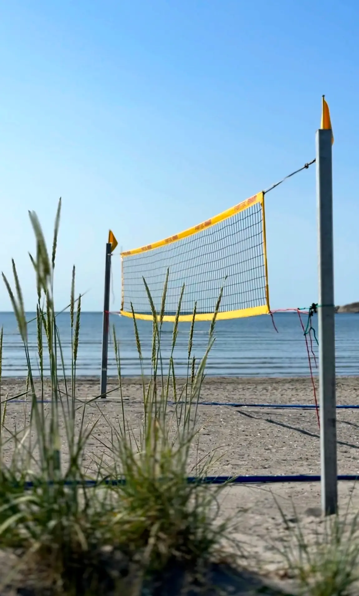 Beach volleyball courts